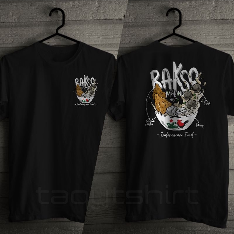 Kaos Indonesia Food Bakso Malang kereen