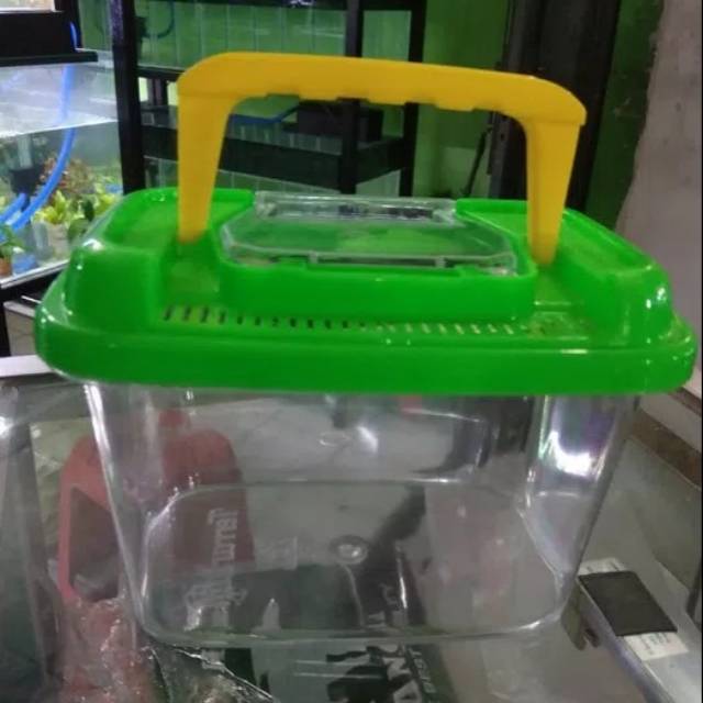 Aquarium Mini Plastik Hewan Kecil Cupang Kura Kura Hamster