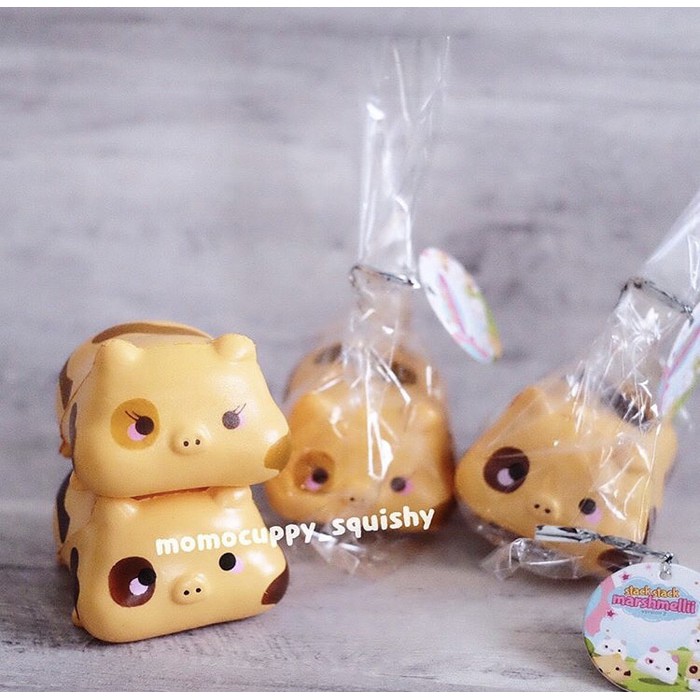 PROMO SQUISHY LICENSED roasted marshmelli stack by creamiicandy (ORI)