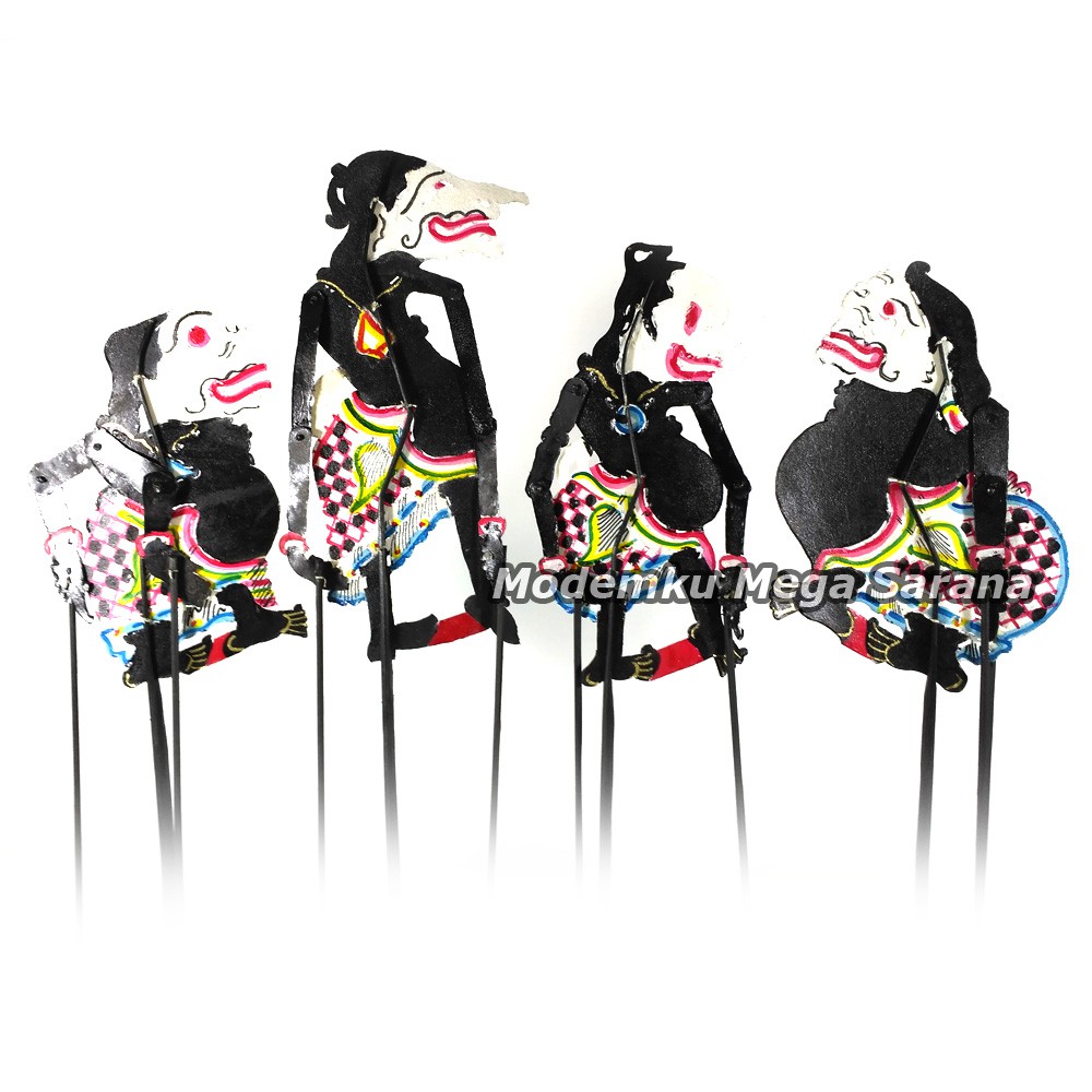 Wayang Kulit Kidangan Biasa Hitam - Punokawan - Bagong Semar Gareng Petruk