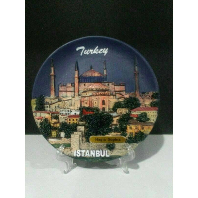 Langsung Order Pajangan Piring Hias Istambul Turki Dekorasi souvenir mancanegar Berkualitas