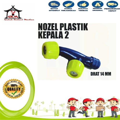 Nozzle Nozel 2 lubang / spuyer mata sprayer elektrik