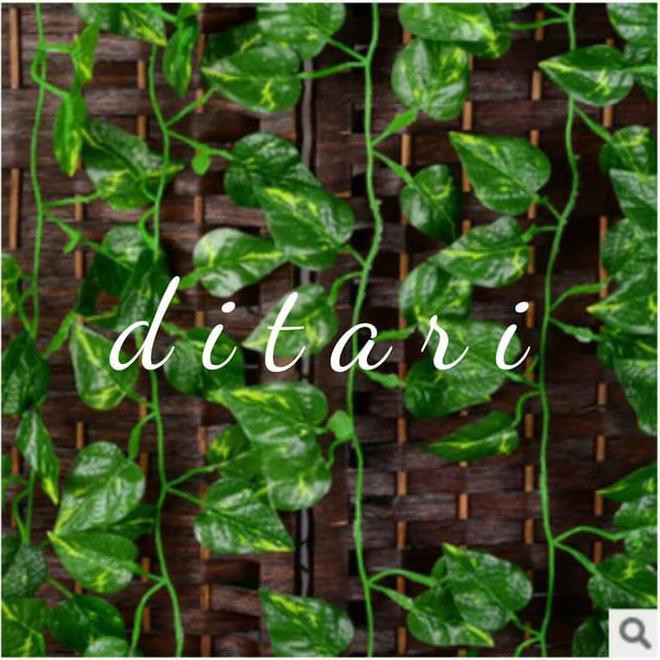 Daun Rambat Daun Plastik Artificial Dekorasi Dinding Kode 680