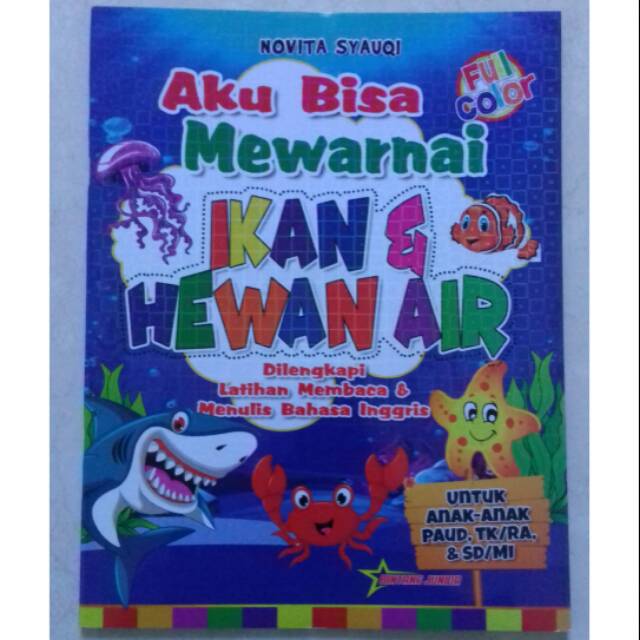 850+ Gambar Mewarnai Hewan Air HD Terbaik