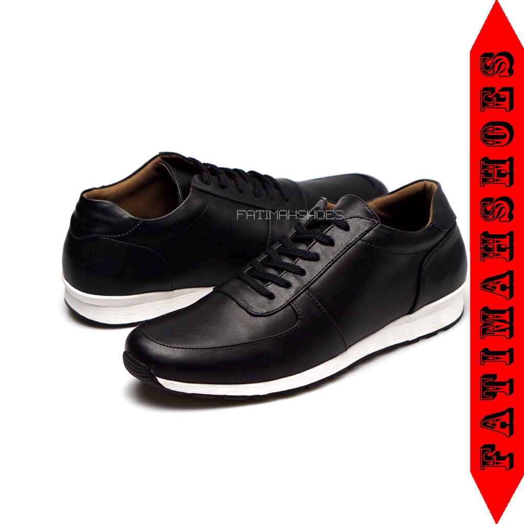 FATIMAHSHOES - Sepatu Sneakers Pria Tali Original Handmade Sepatu Snekers Cowok Sepatu Sneker Pria Sepatu Kets Pria