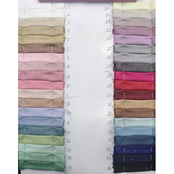 kain linen 100  mur Blouse-White-Blus-putih-Blouse-kerja-Blus-wanita-Blouse-muslim-Blouse-puti B9E7