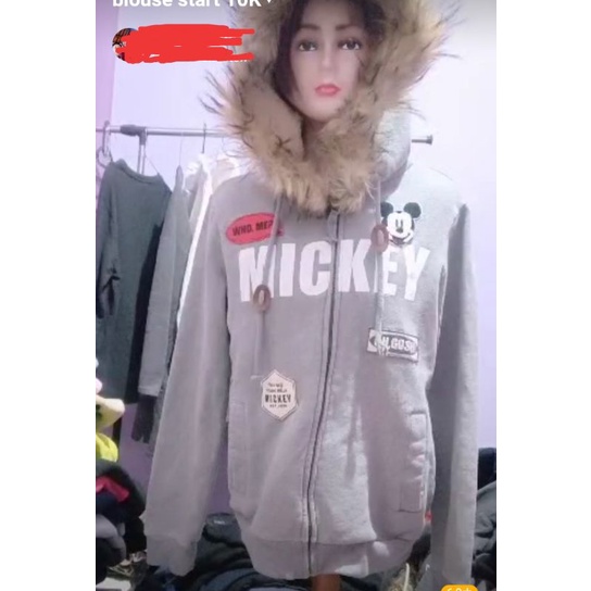 jaket Hoodie Disney Mikey