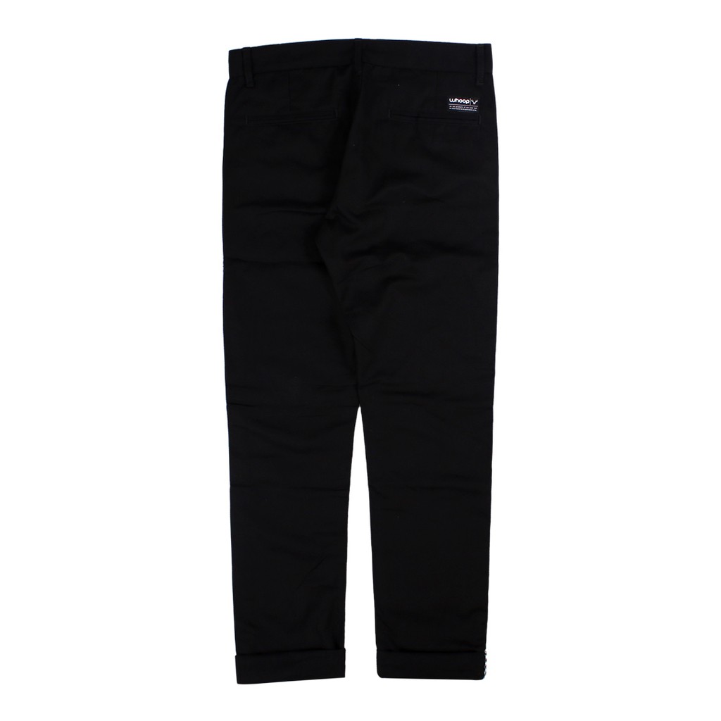 Whoopculture &quot;Muntjac&quot; Black Checkerboard Chino