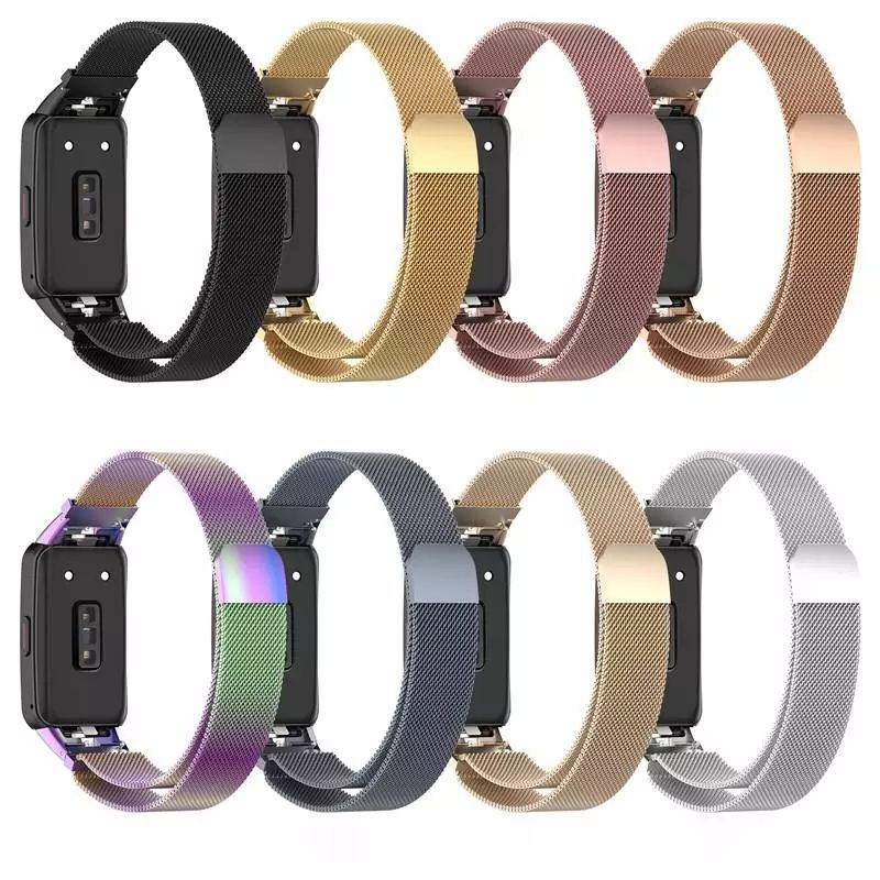 Silvertech Metalic Strap Kompatible For Huaweii Band band 7 dan band 6 Strap Metalic Tali Jam Metalic Band 6 Honorr