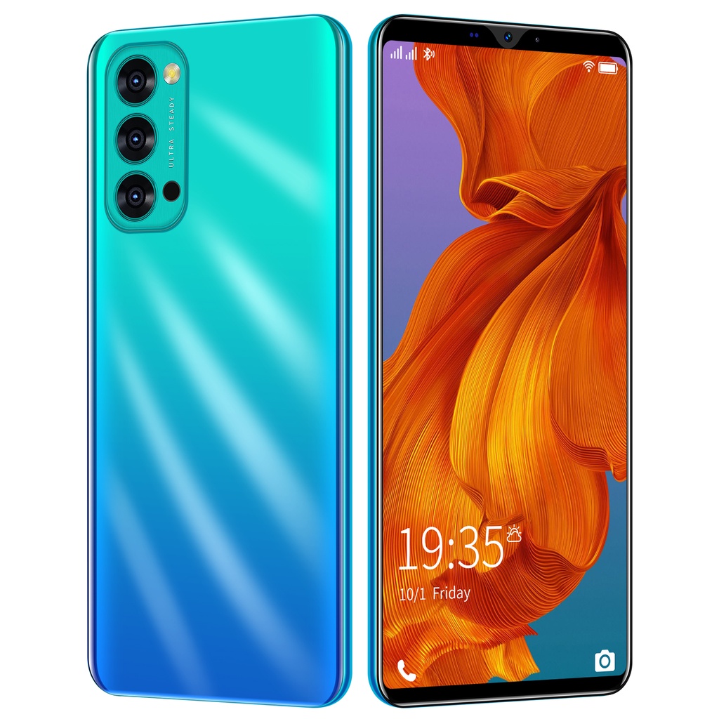 5G【FLASH SALE】 HP Murah-Smartphone Android PROMO CUCI GUDANG Rino4Pro Baru RAM6GB +ROM128GB HD 4800mAh 5.8 Inci hp 1 jutaan  High Power-Pengiriman Cepat hp murah cuci gudang promo hp cuci gudang resmi handphone kredit hp cicilan murah hp gaming promo oppo-Blue