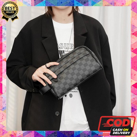 Clutch Bag Coach Tali Panjang Import Tas Tangan Pria/Wanita Jp080 - Dompet Clutch Bag Kulit Classic 