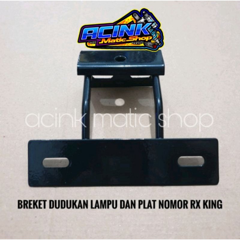 Dudukan lampu RX KING NEW plus breket dudukan plat nomor rx king new