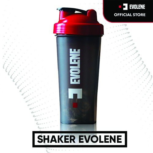 Shaker Protein EVOLENE Food Grade Material Warna MERAH, Ukuran 700 ML. Evolene Evoline Evolen
