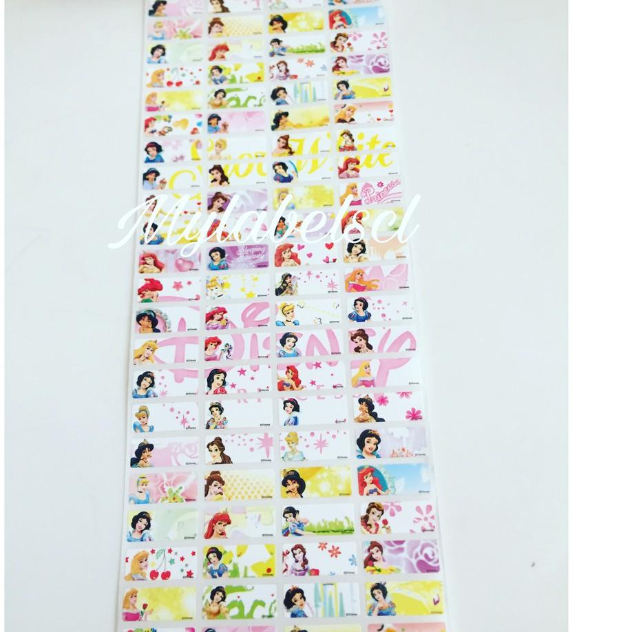 

Update! Stiker Label Nama Name Sticker Princess Putri Disney Ariel Jasmine Belle Aurora Waterproof 팝