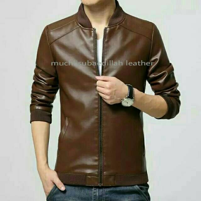 Jaket semi kulit pria M74