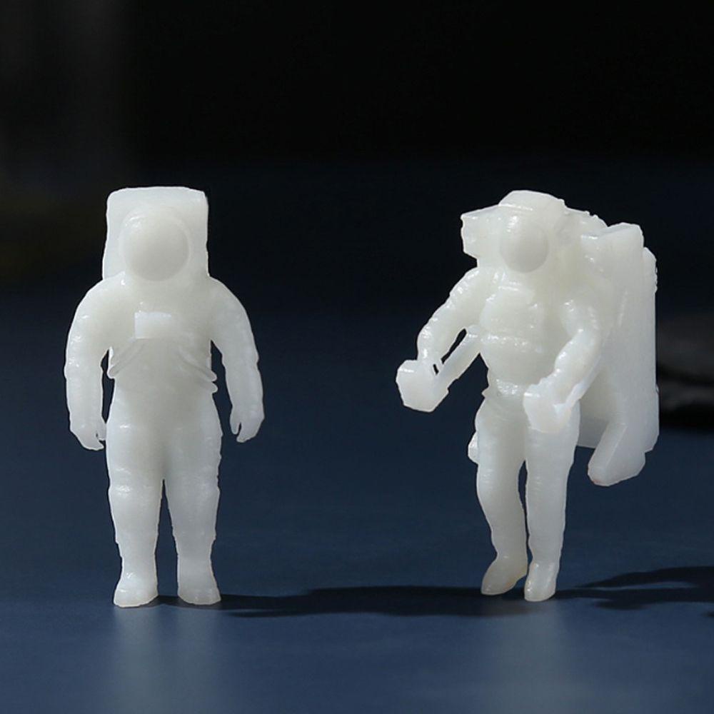 Nanas 1/2PCS Cetakan Resin 3D DIY Craft Planet Astronot Alat Membuat Perhiasan