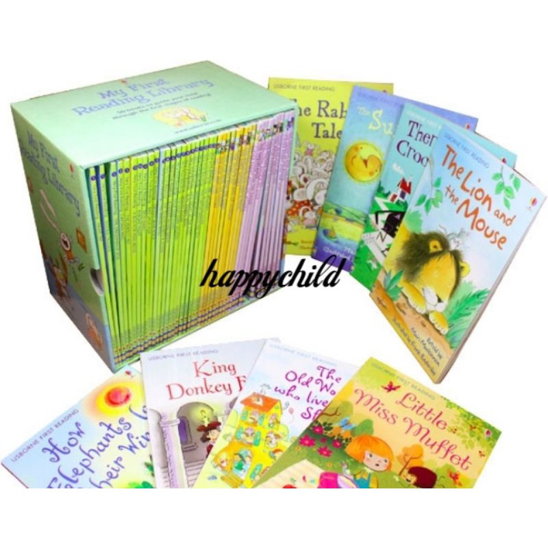 free DVD Usborne my first reading library  50 books/buku import/happychild