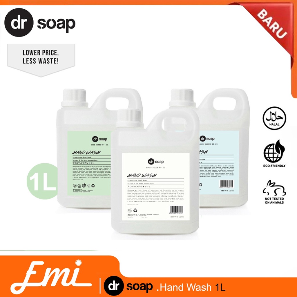 dr soap Hand Wash 1L Sabun Cuci Tangan 1 Liter