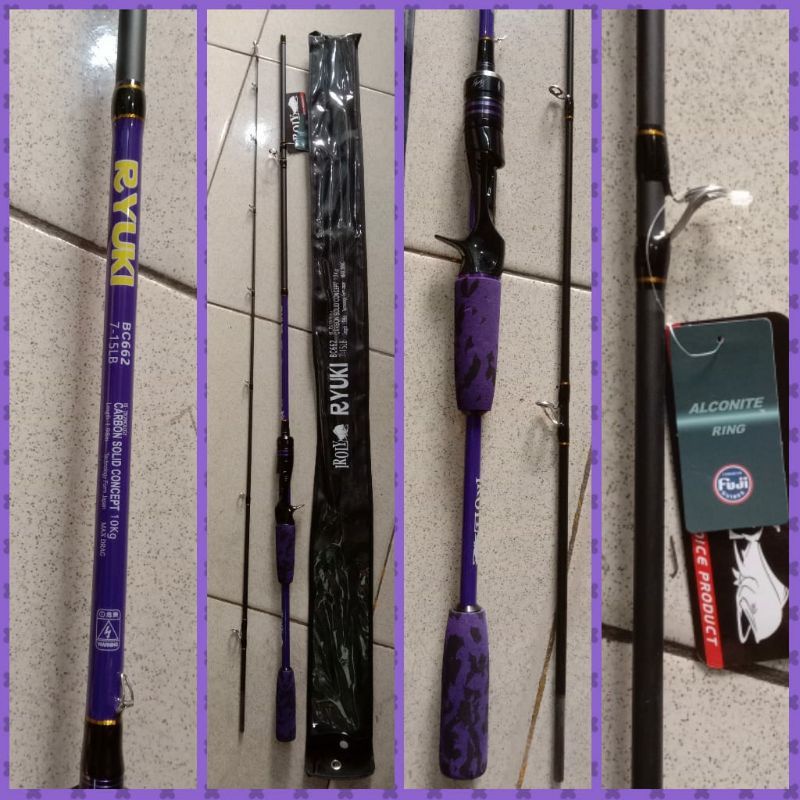 Joran BC Iroly Ryuki carbon solid, fuji alconite, baitcasting