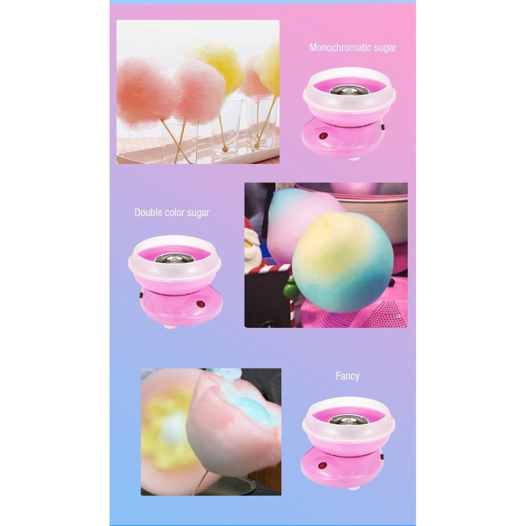 mesin pembuat gulali kembang gula permen kapas cotton candy maker