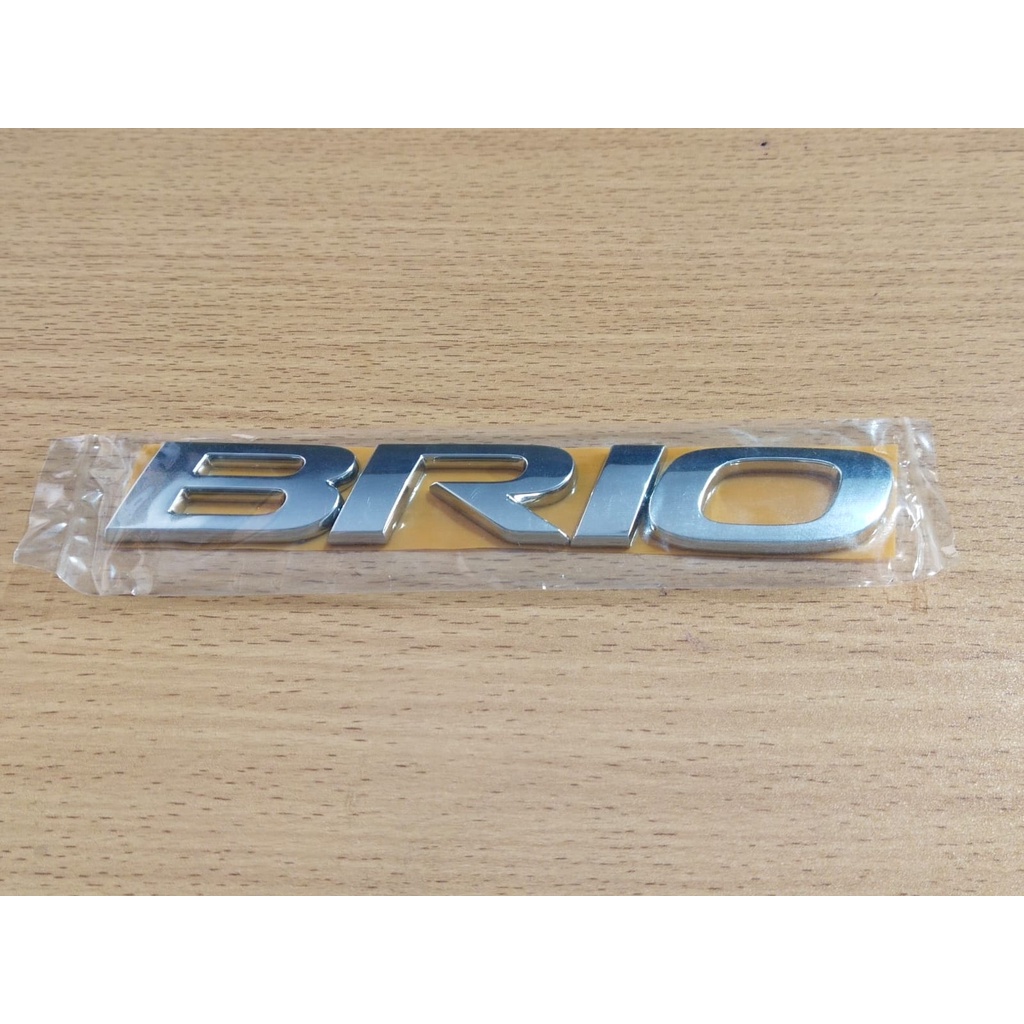 Emblem Logo Tulisan Brio Original