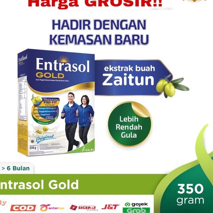 

Terjangkau Susu Entrasol Gold 350gr Plain Coklat Vanila / entrasol gold 175gr