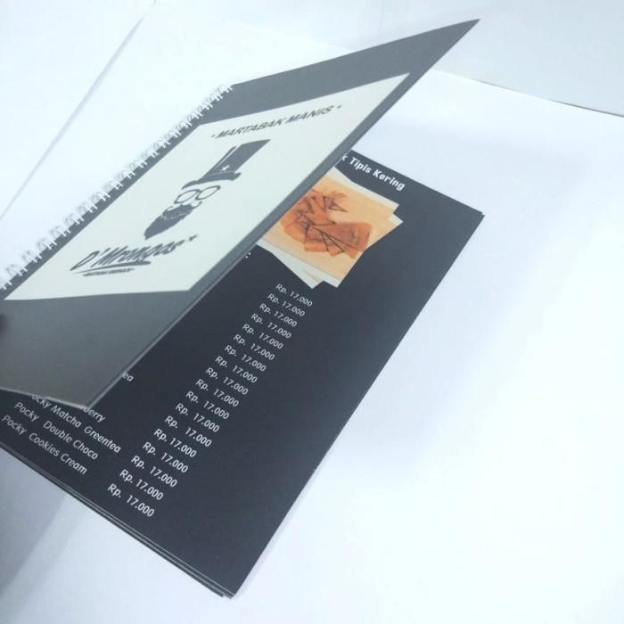 

Kertas / Cetak Buku Menu A5 - Full Print + Laminating