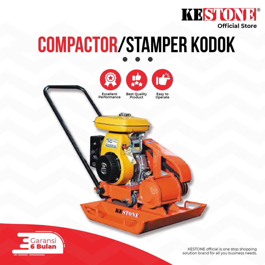 Stamper Kodok - Plate Compactor Mesin Pemadat Tanah Jalan Aspal