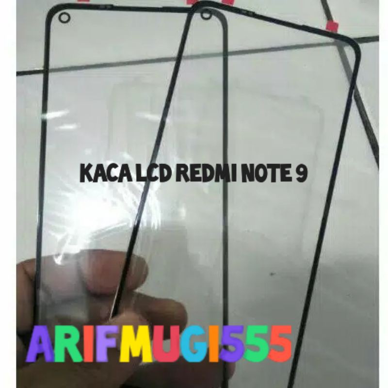 KACA TOUCH SCREEN KACA LCD LAYAR DEPAN SENTUH XIAOMI REDMI NOTE 9 ORIGINAL