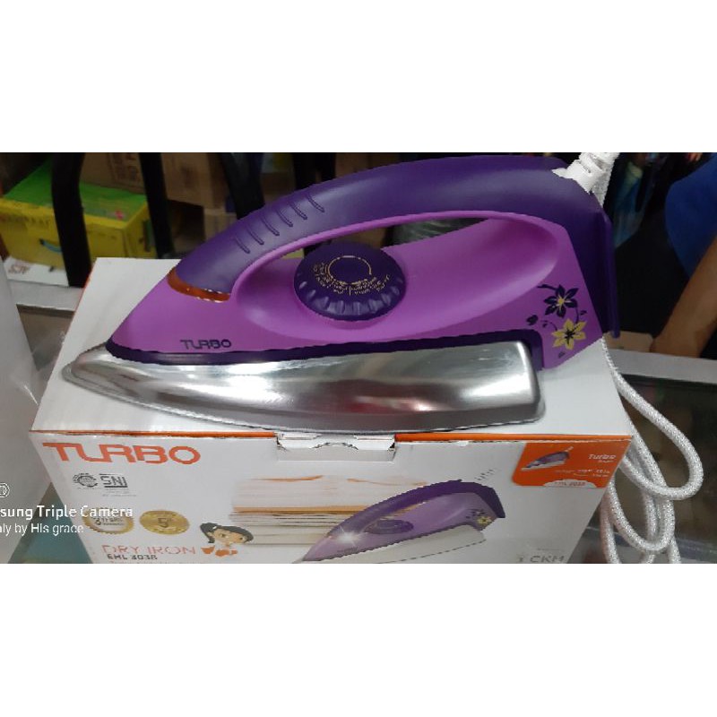 SETRIKA LISTRIK TURBO EHL3038 EHL 3038