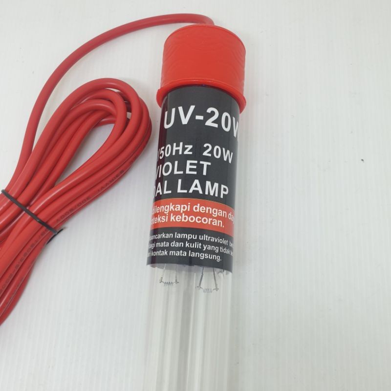 LAMPU UV 20W  YAMANO ULTRAVIOLET GERMICIDAL LAMP ANTI LUMUT LAMPU AQUARIUM