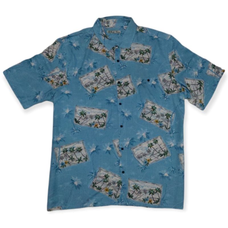 KEMEJA HAWAI BATIK BAY BIG SIZE ORIGINAL