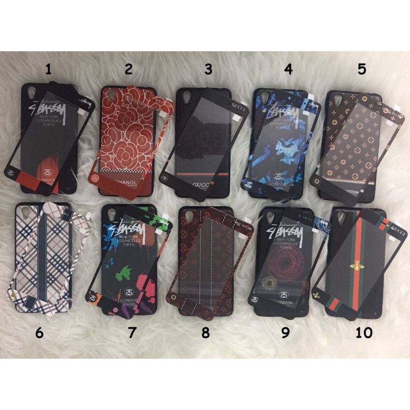 Case Hp SAMSUNG J7Prime OPPO F7 VIVO V7+ V9 Y69 Redmi Note5pro CASE CANVAS MOTIF FREE TEMPERED#case#casehp#casemurah