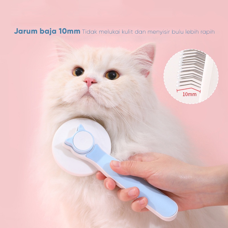 Pet’ oPedia Hair Removal pet jarum sisir pet sisir sikat hair removal sikat hair removal pet grooming sisir kucing dan anjing sisir hewan peliharaan persediaan hewan peliharaan sisir