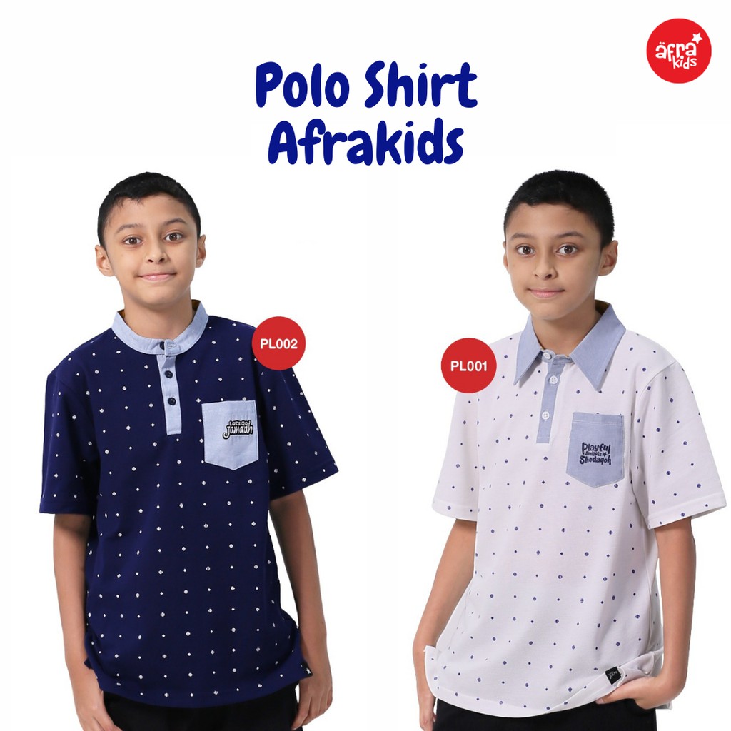 Polo Shirt Anak Afrakids - Baju Anak