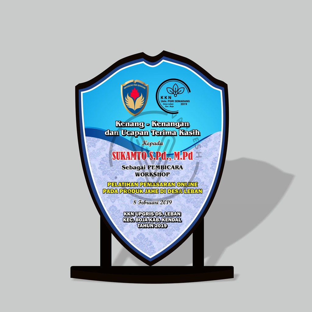 

Plakat Kayu Upgris Standar