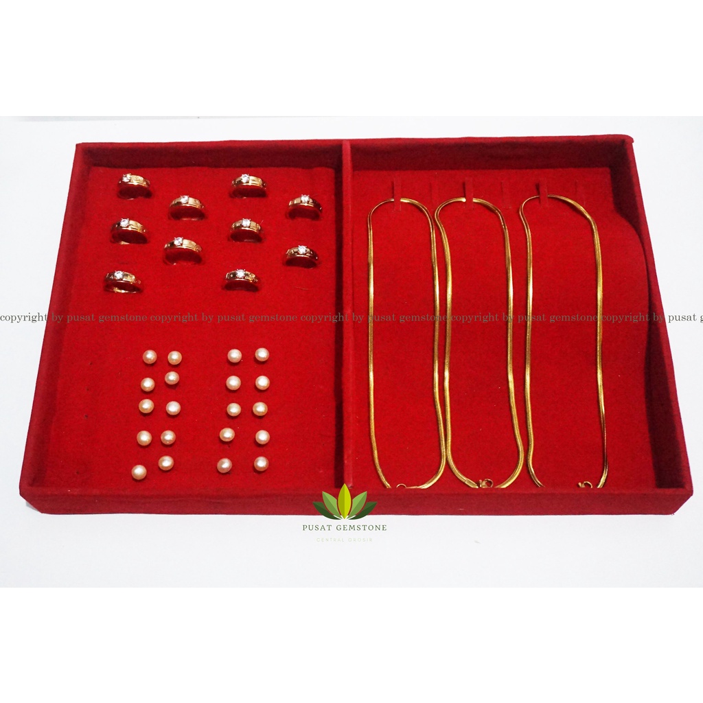 Kotak Perhiasan cincin ,kalung&amp;anting