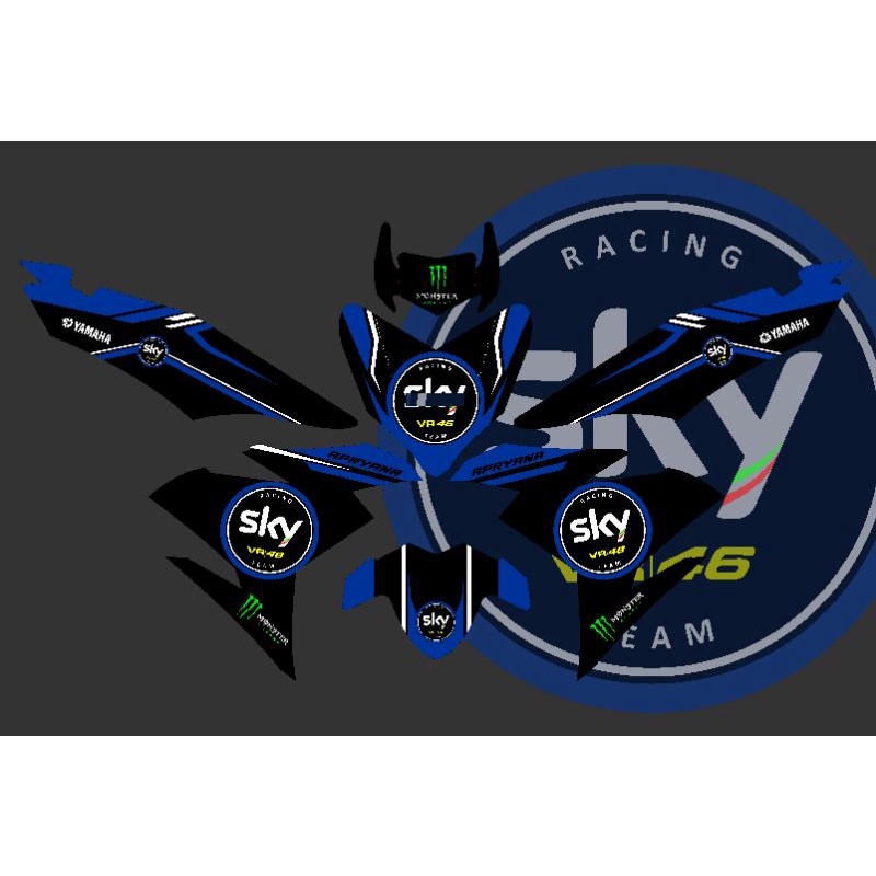 DECAL MX KING SKY VR 46