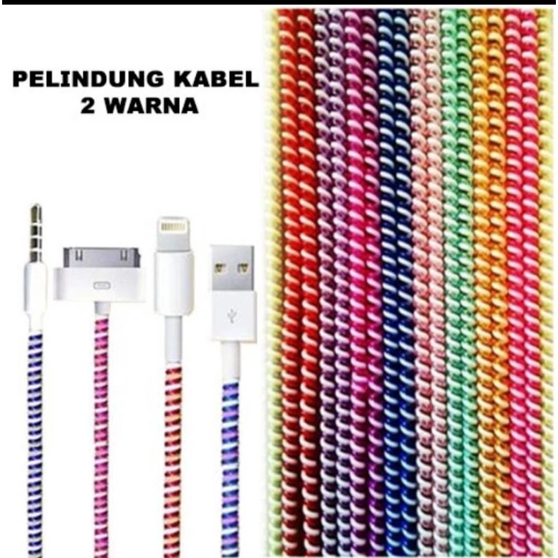 Pelindung kabel 2 warna