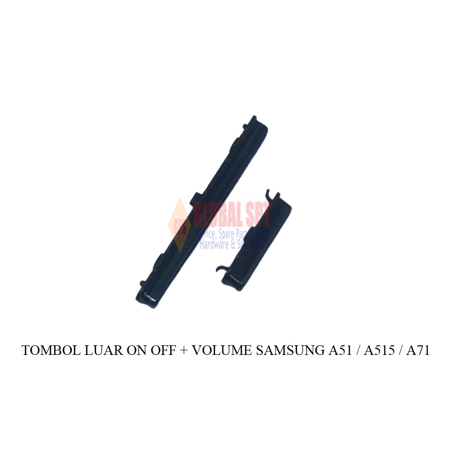 TOMBOL LUAR SAMSUNG A51 ON OFF INCLUDE VOLUME / TOMBOL RUBBER A71 / A515