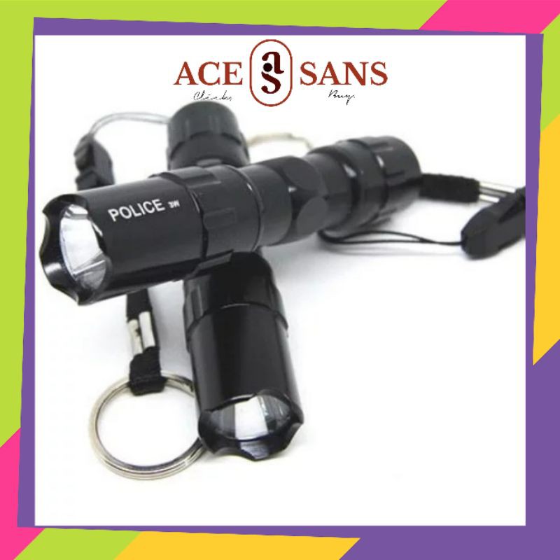 Senter Police LED Flashlight Waterproof I Senter LED I Senter Police I Senter I Pencahayaan