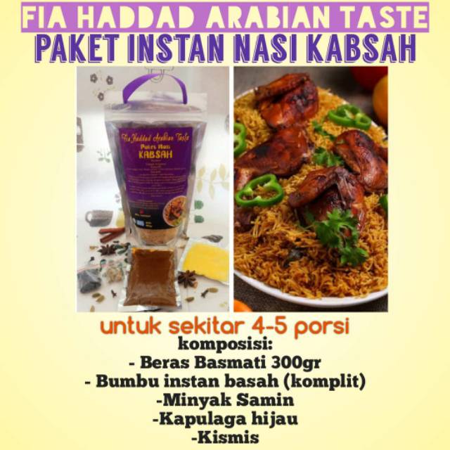 

Paket Instant Basmati Kabsah