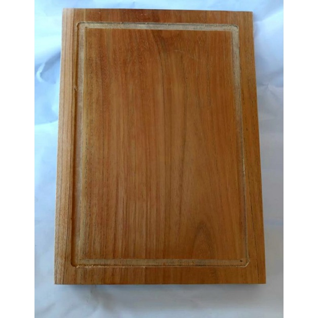 talenan kayu jati 25x19cm