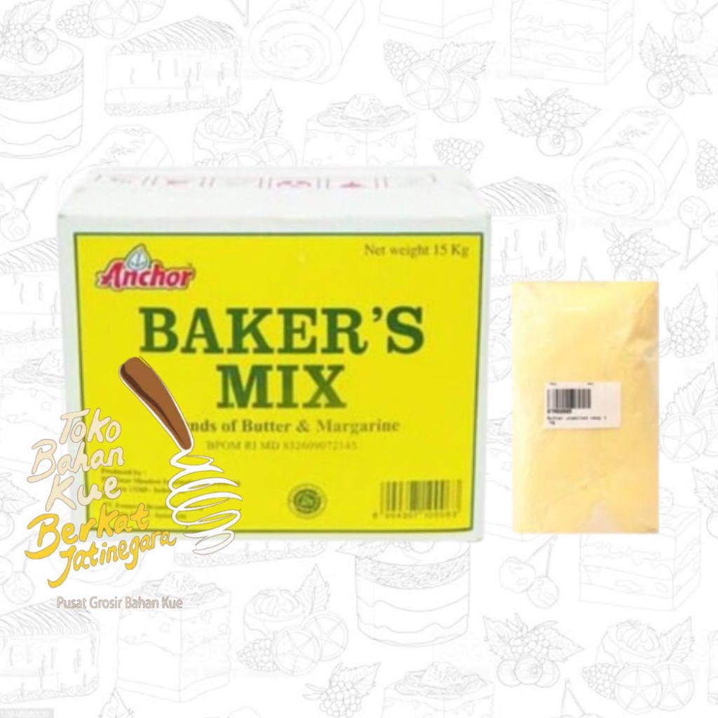 

ANCHOR BAKERS MIX BUTTER BLEND 500 GR / BAKER CAMPURAN MENTEGA