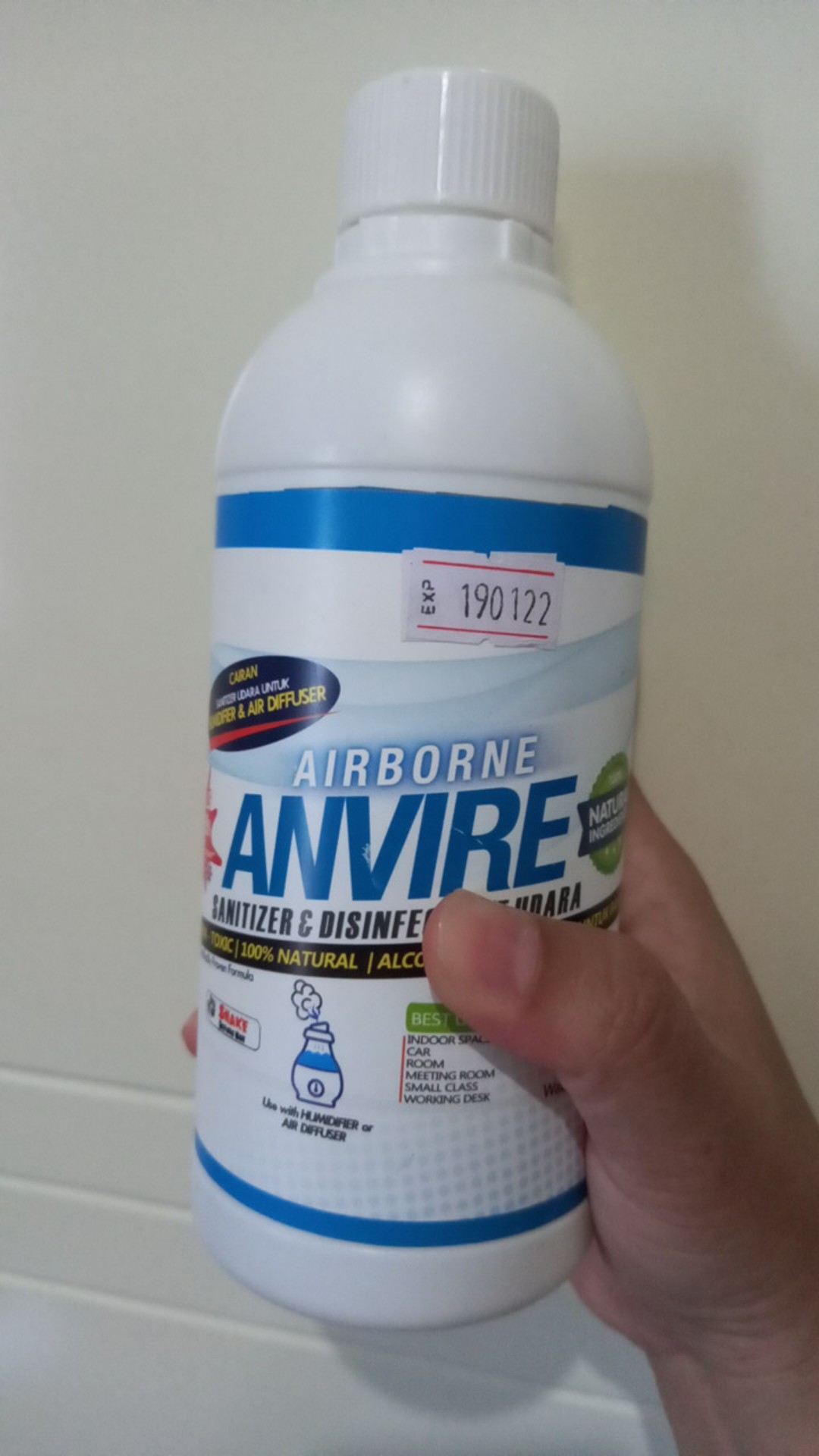 Airborne Anvire Humidifier Liquid 500ml