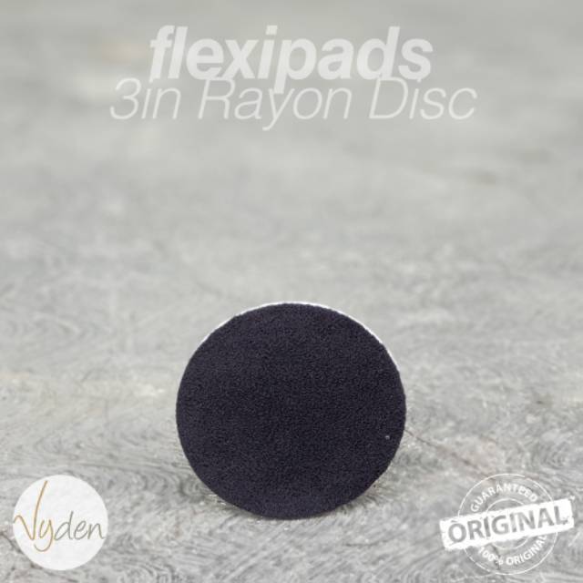 FLEXIPADS Felt Glass Polishing Pad 3inch 46008 Made UK Pad Poles Kaca Baret