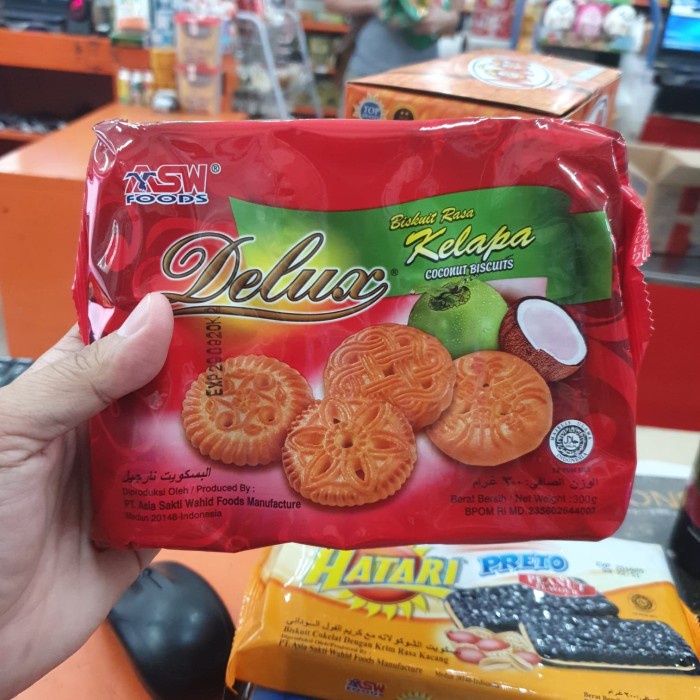 

PACK 300GR - BISKUIT DELUX COCONUT KELAPA / ASW FOOD atayatoko