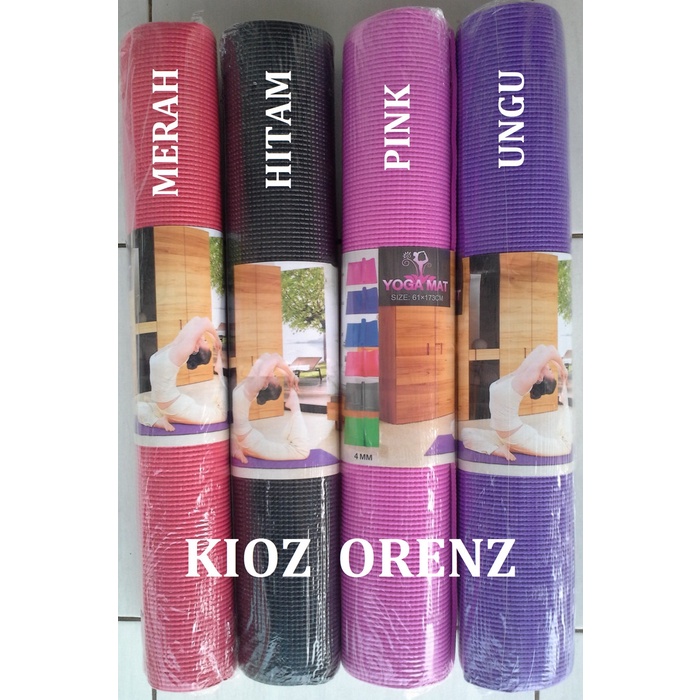Matras Yoga Mat Murah Anti Slip Olahraga Senam Hamil Lantai Meditasi