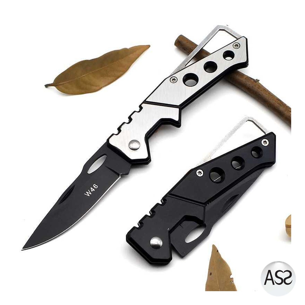 ASS Shop - KNIFEZER Pisau Saku Lipat Mini Serbaguna Portable Knife Survival - W46