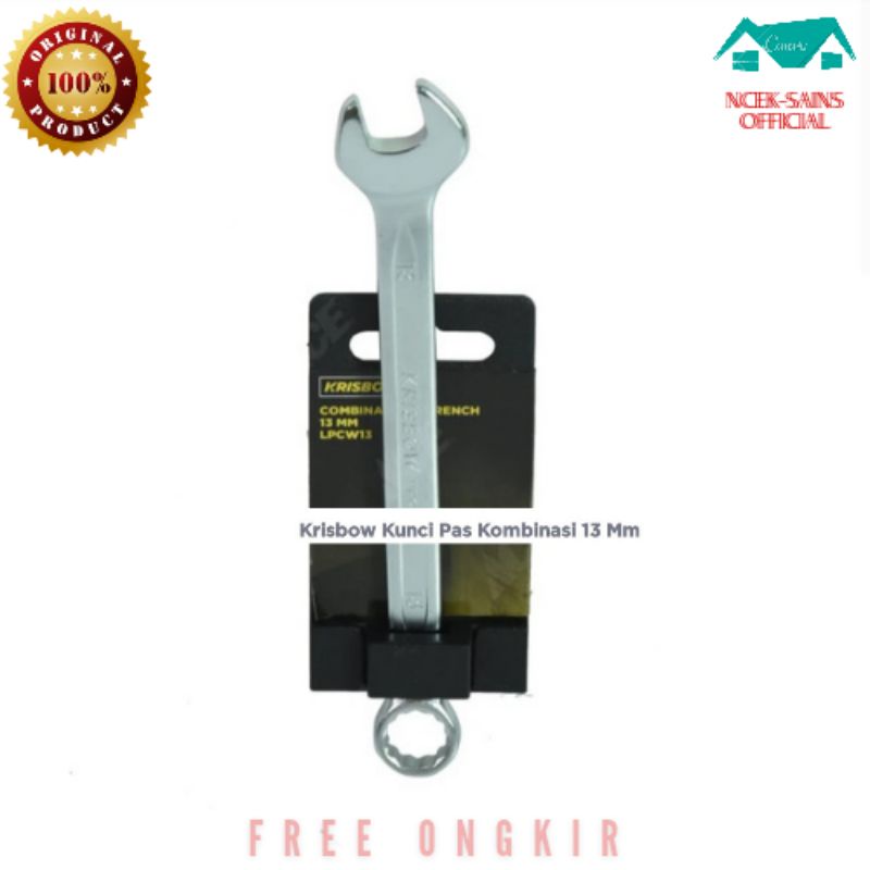 Krisbow Kunci ring pas 13mm